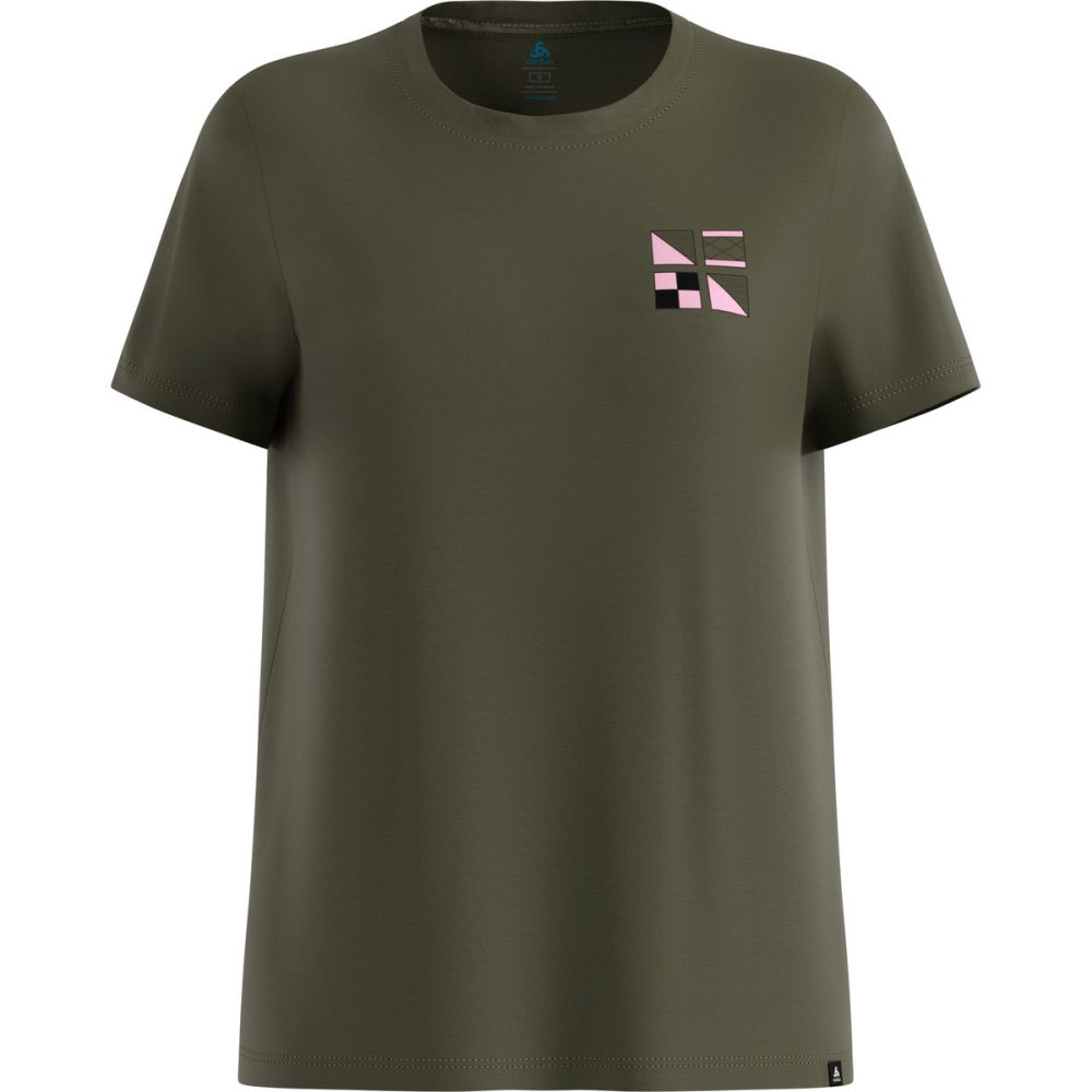 Odlo Damen Cotton Blend Odlo Flags T-Shirt