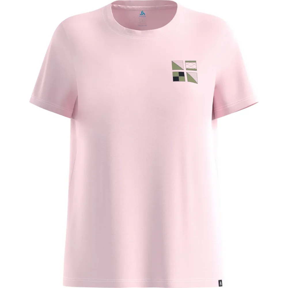 Odlo Damen Cotton Blend Odlo Flags T-Shirt