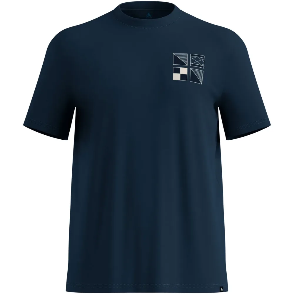 Odlo Herren Cotton Blend Odlo Flags T-Shirt