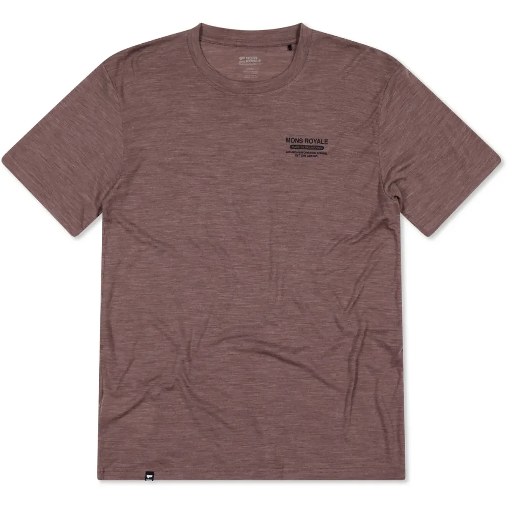 Mons Royale Herren Zephyr Merino Tencel T-Shirt