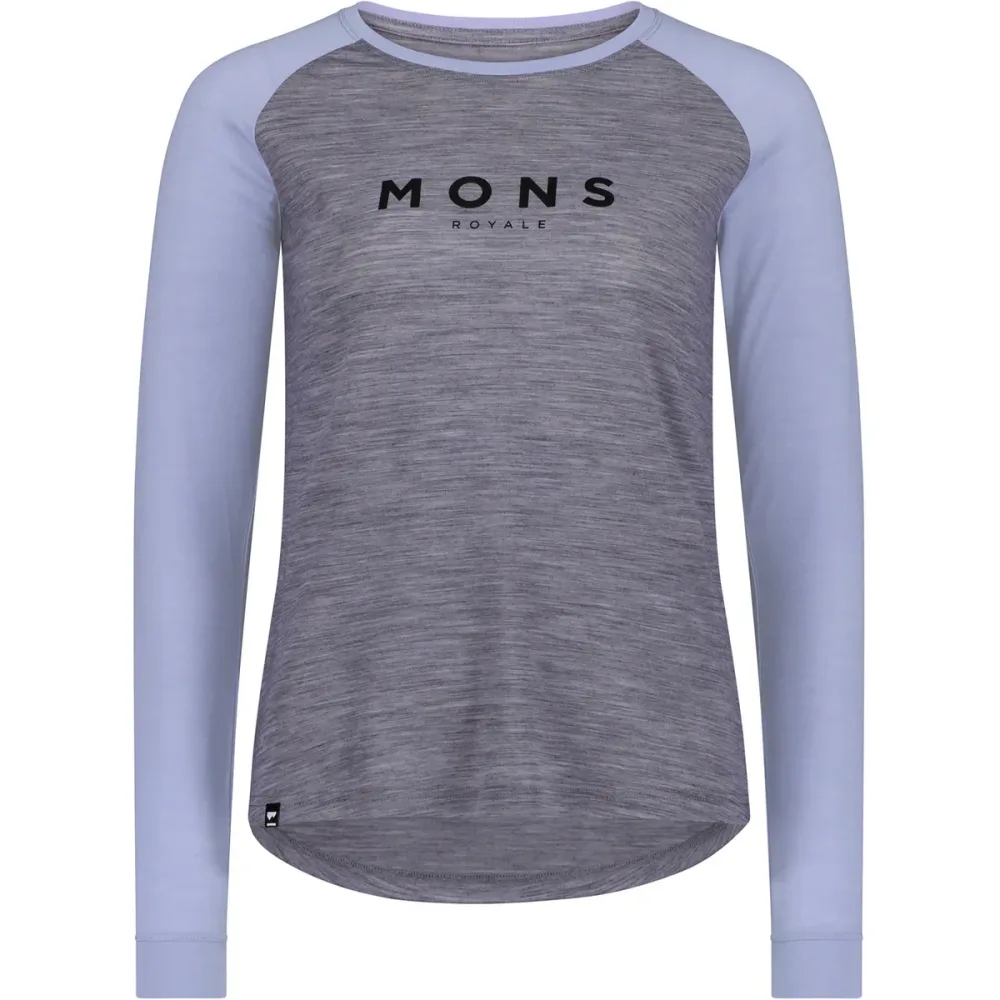 Mons Royale Damen Icon Merino Raglan Longsleeve