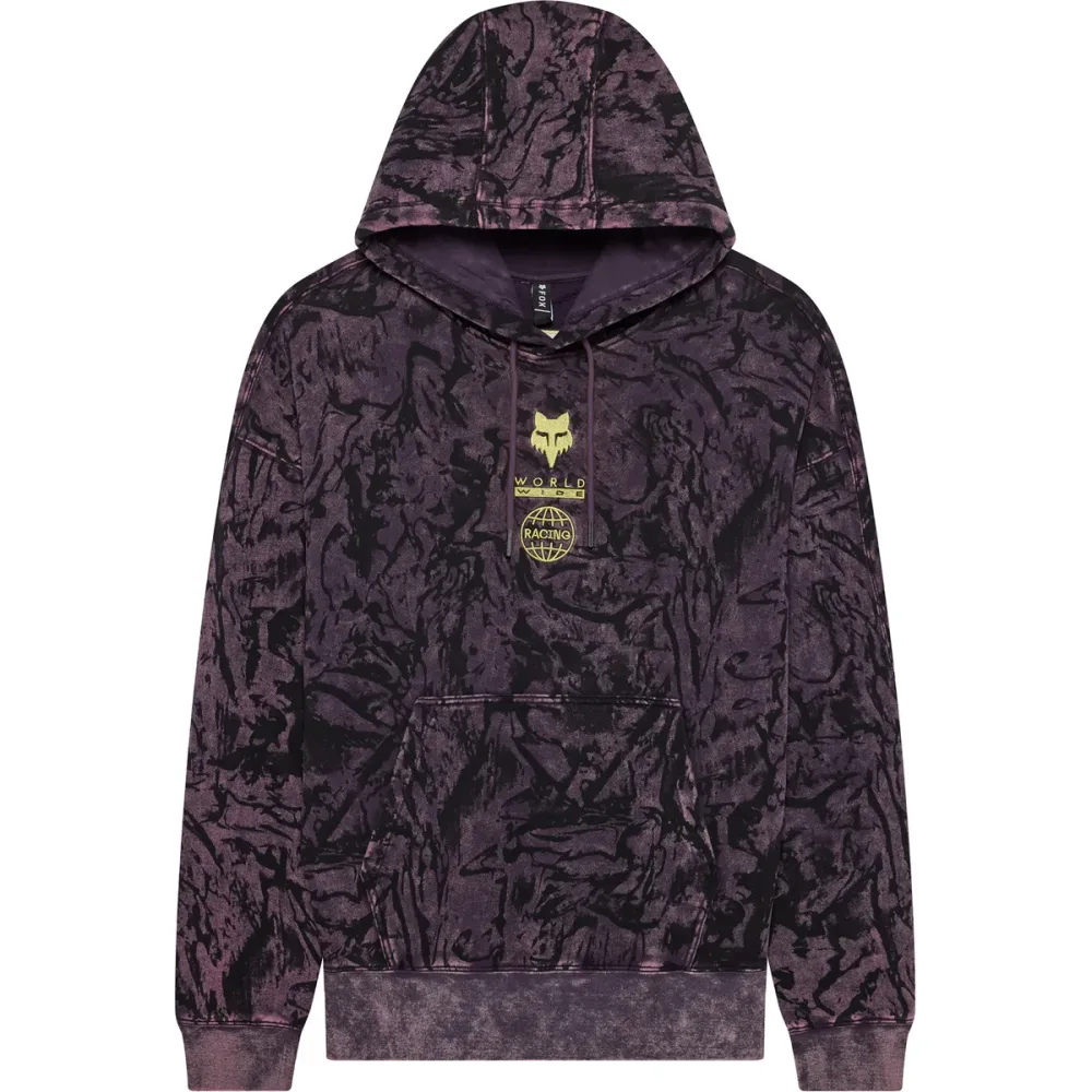 Fox Herren Image Print Fleece Hoodie