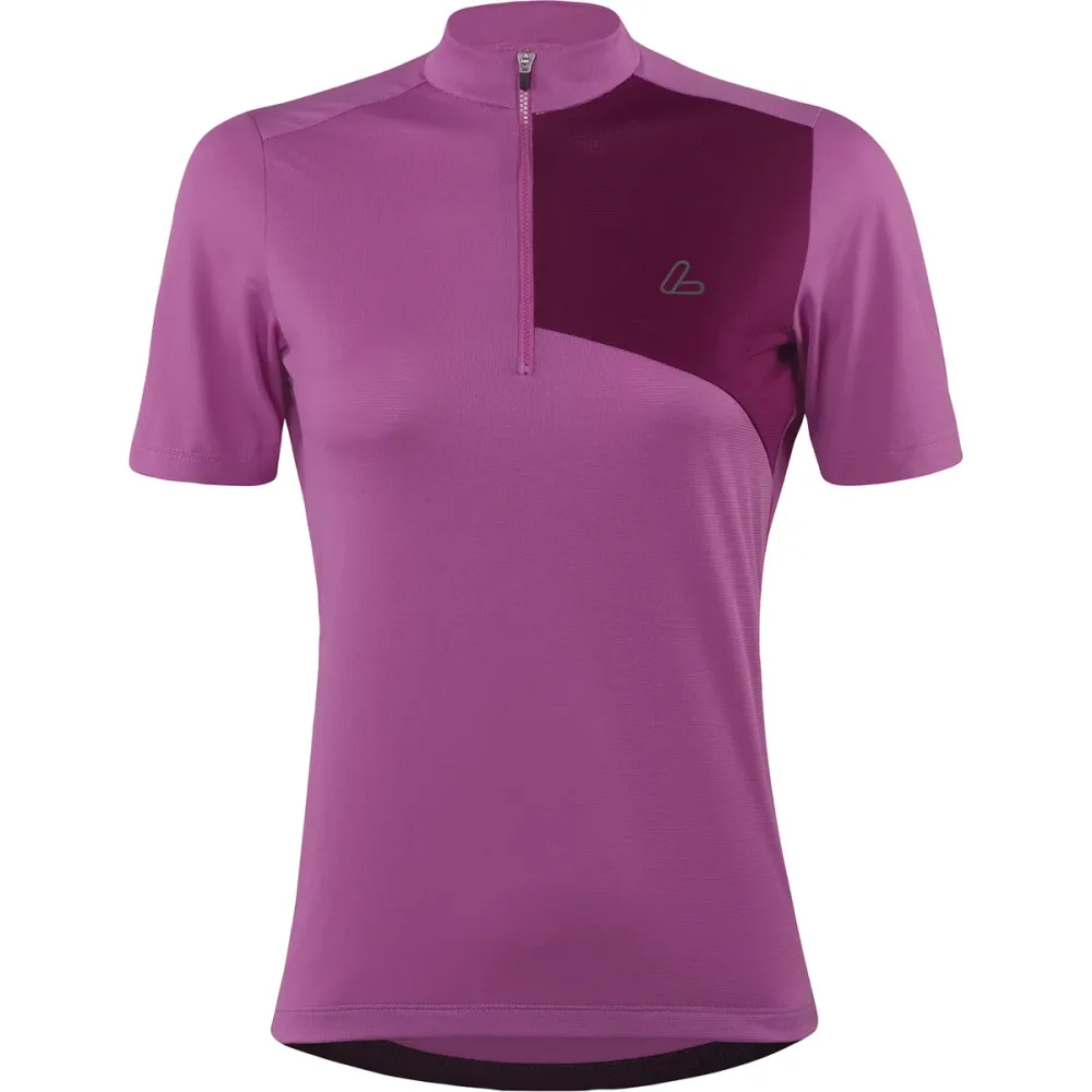 Löffler Damen Skys Block Mid Half Zip Trikot