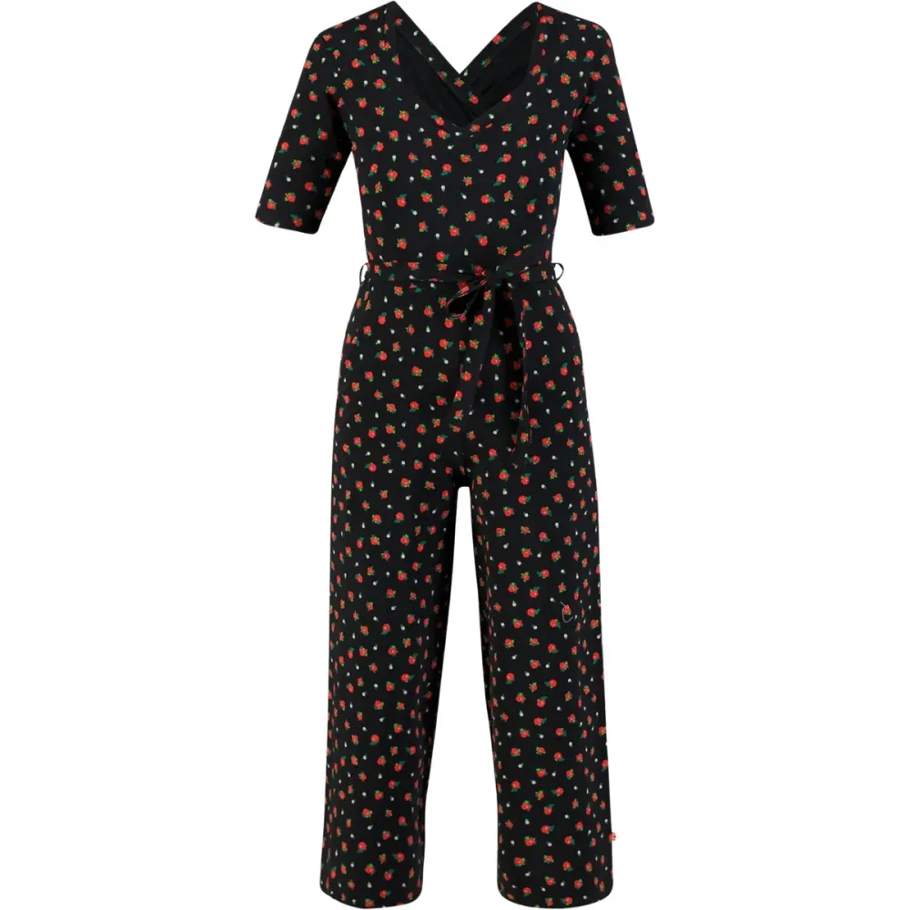 Blutsgeschwister Damen Flaming Heart Marlene Jumpsuit