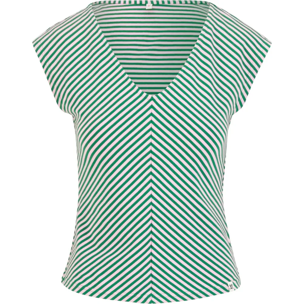 Blutsgeschwister Damen Vintage V-Neck T-Shirt