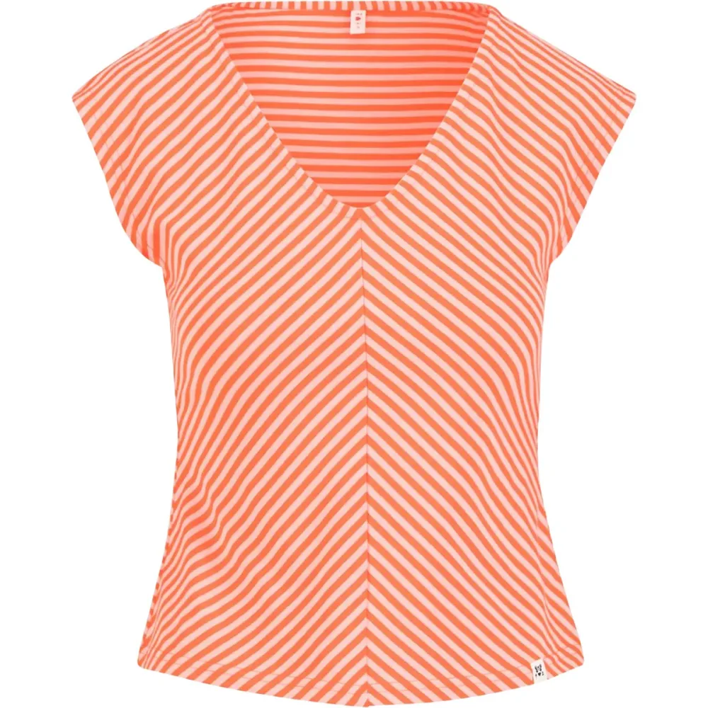 Blutsgeschwister Damen Vintage V-Neck T-Shirt
