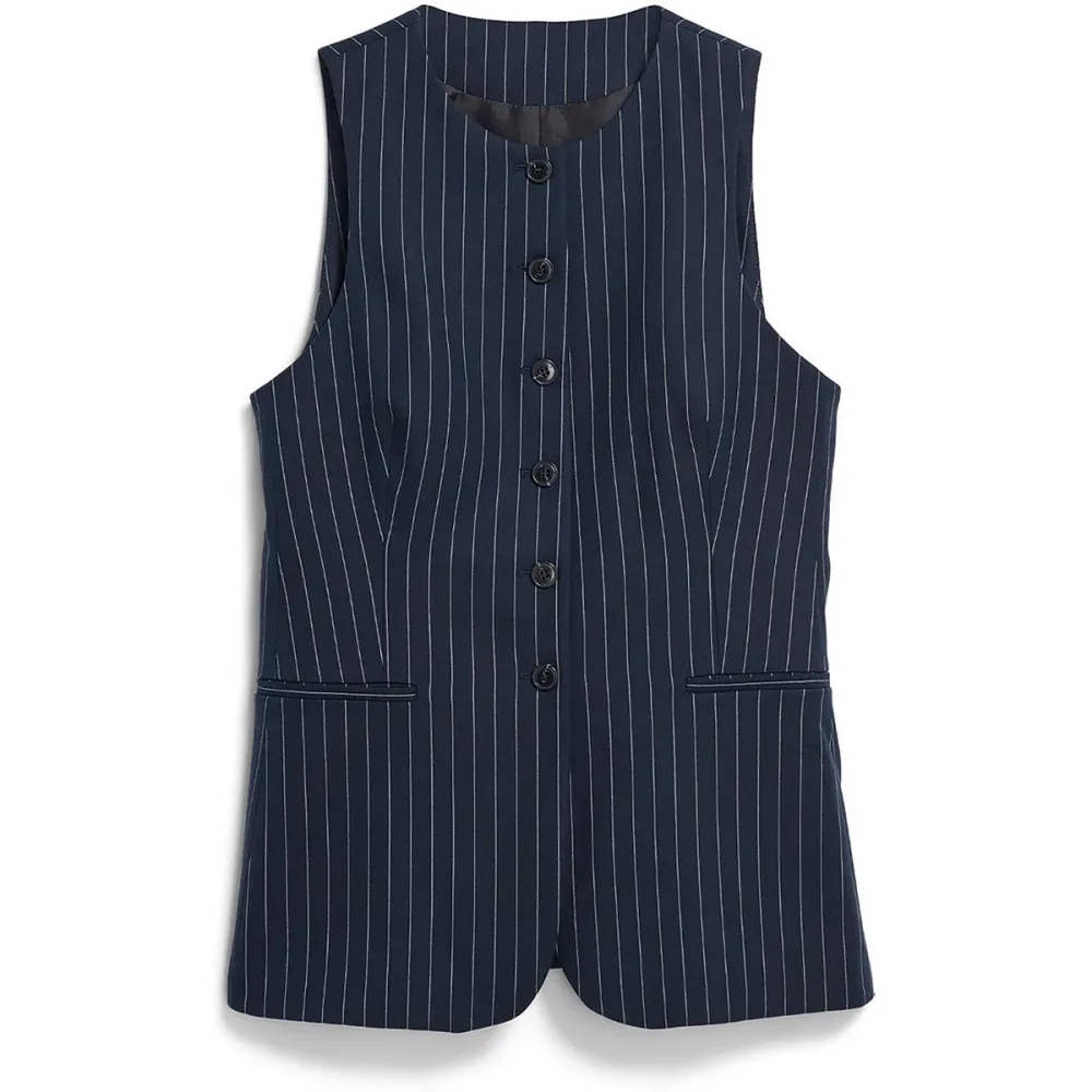 Armedangels Damen Long Pinstripe Bluse