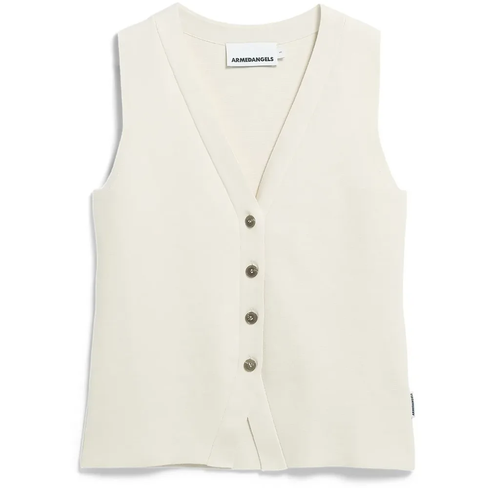 Armedangels Damen Compact Buttoned Knit Weste