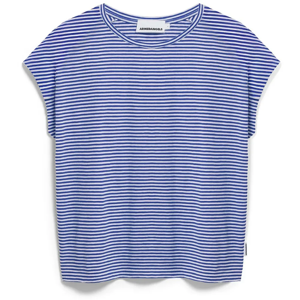Armedangels Damen Slub Jersey Stripe T-Shirt