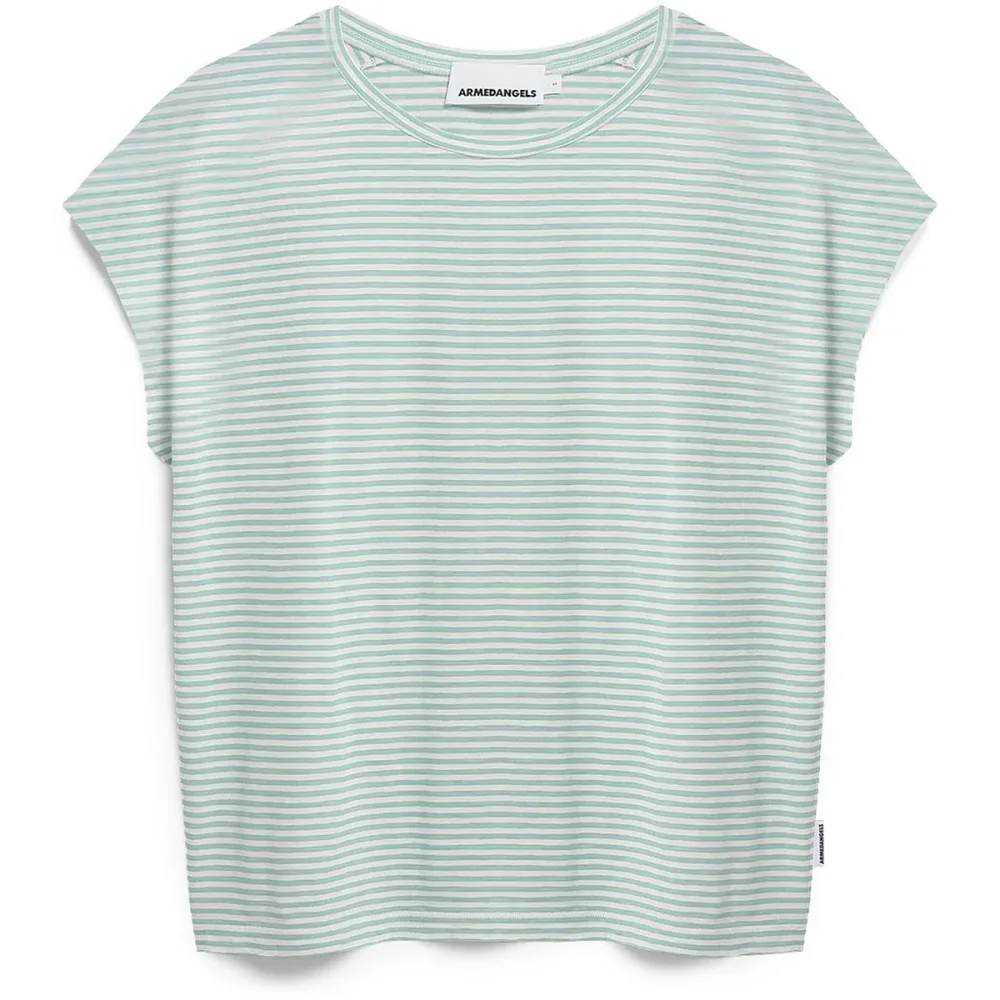 Armedangels Damen Slub Jersey Stripe T-Shirt