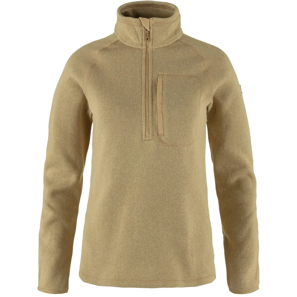 Fjällräven Damen Övik Fleece Half Zip Pullover