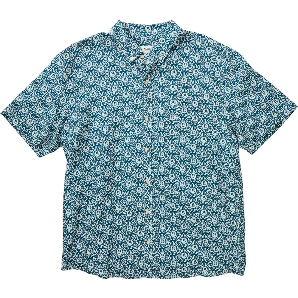 Brava Fabrics Herren Asis Percales Daisy Boxy Hemd
