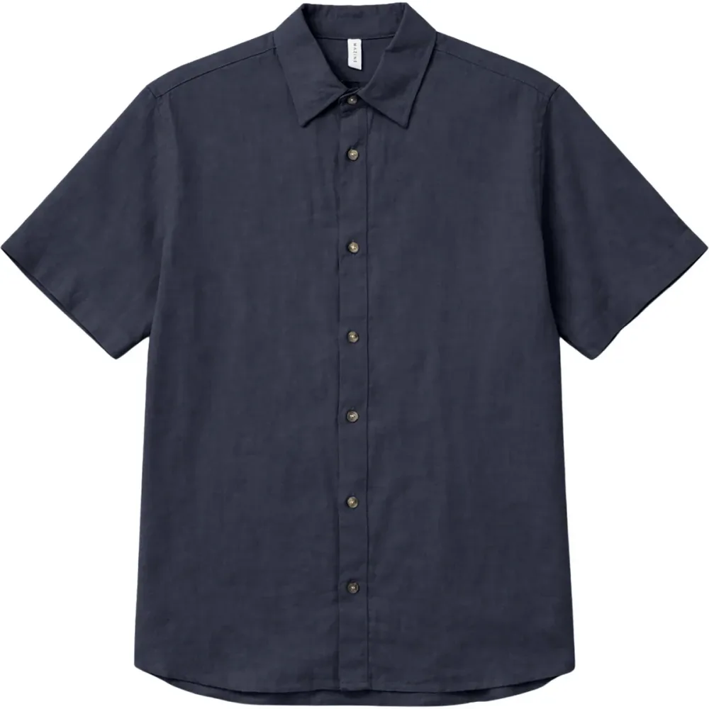 Mazine Herren Shortsleeve Linen Hemd
