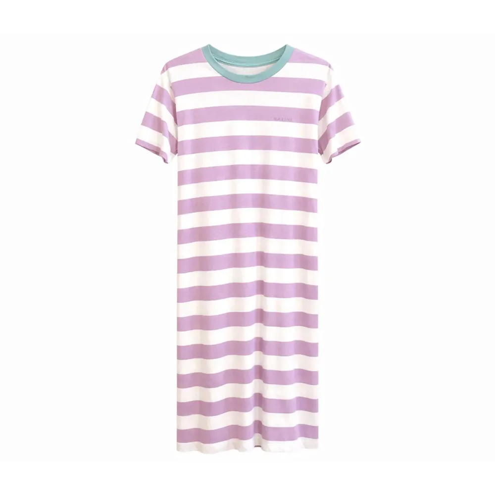 Mazine Damen Bold Striped Jersey Kleid