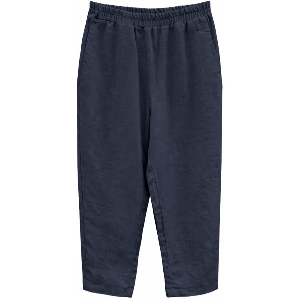 Mazine Damen Straight Leg Linen Hose