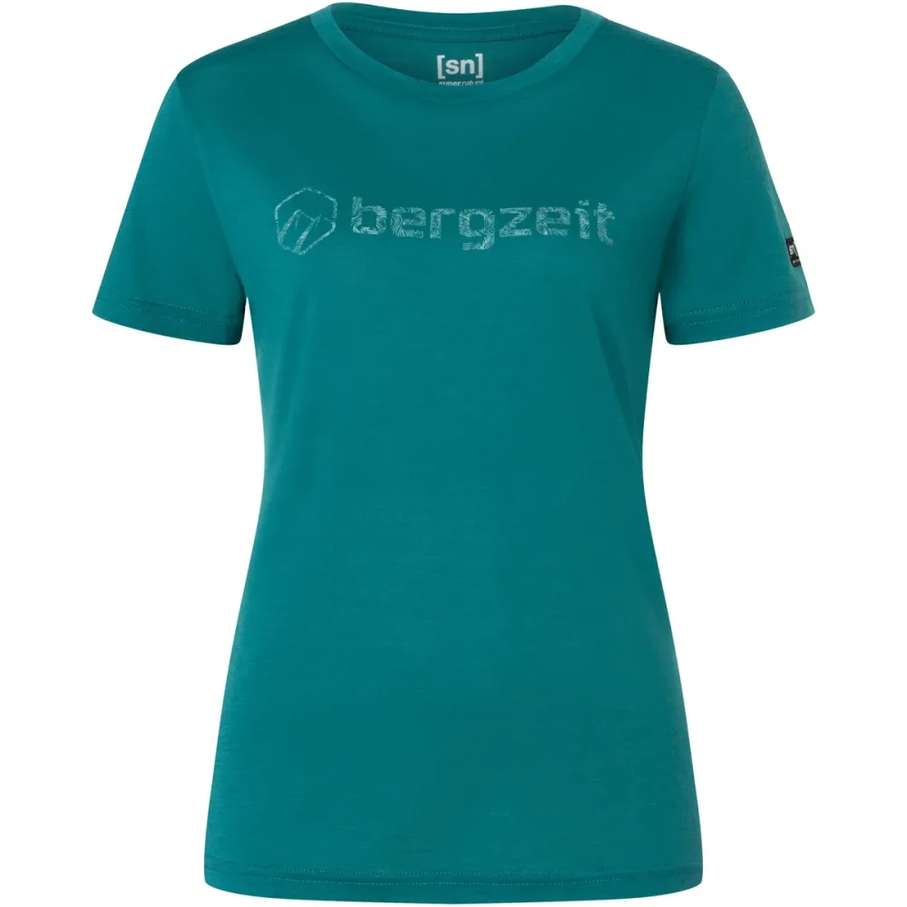 Super.Natural Damen Bergzeit Lines T-Shirt