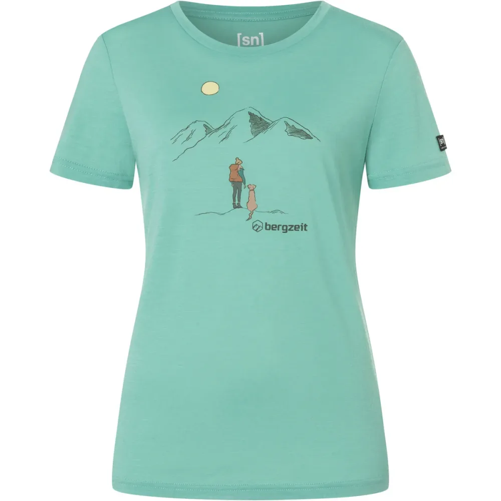 Super.Natural Damen Bergzeit Share The View T-Shirt