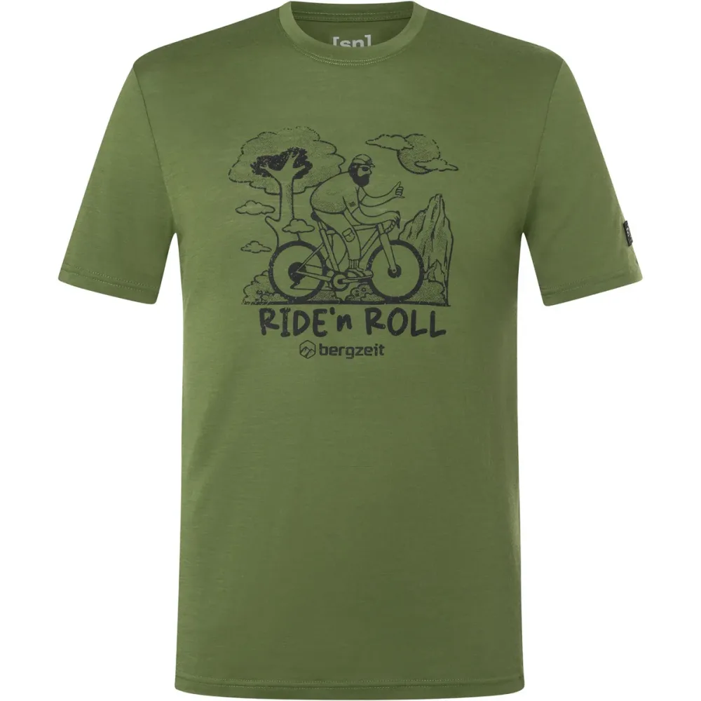 Super.Natural Herren Bergzeit Ride N Roll T-Shirt