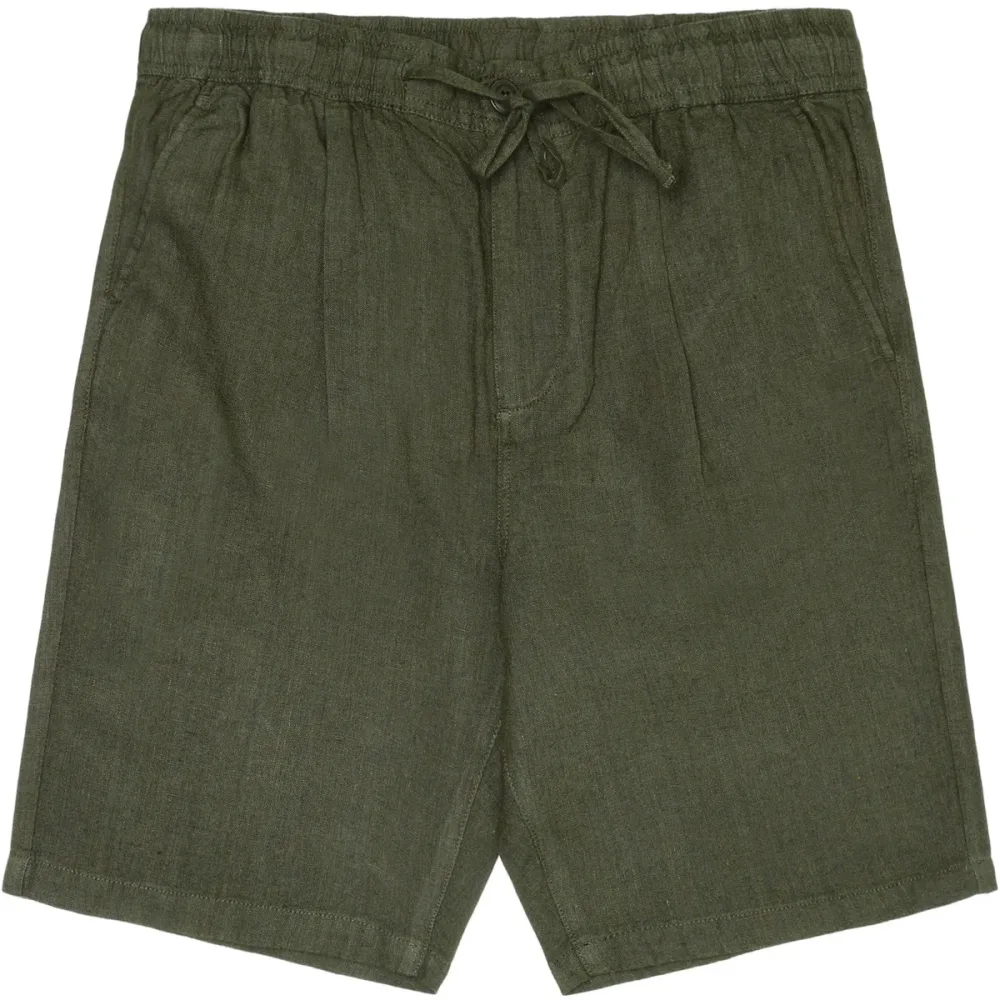 KnowledgeCotton Apparel Herren Fig Loose Linen Shorts
