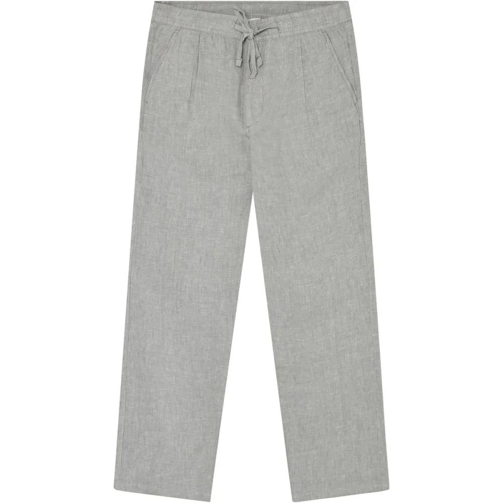 KnowledgeCotton Apparel Herren Fig Loose Linen Hose
