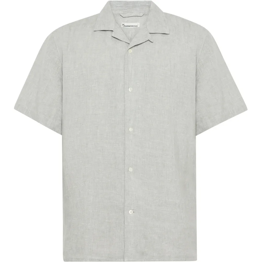 KnowledgeCotton Apparel Herren Box Linen Hemd