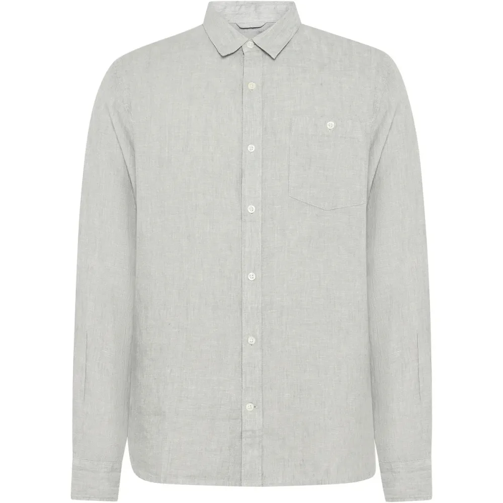 KnowledgeCotton Apparel Herren Linen Hemd