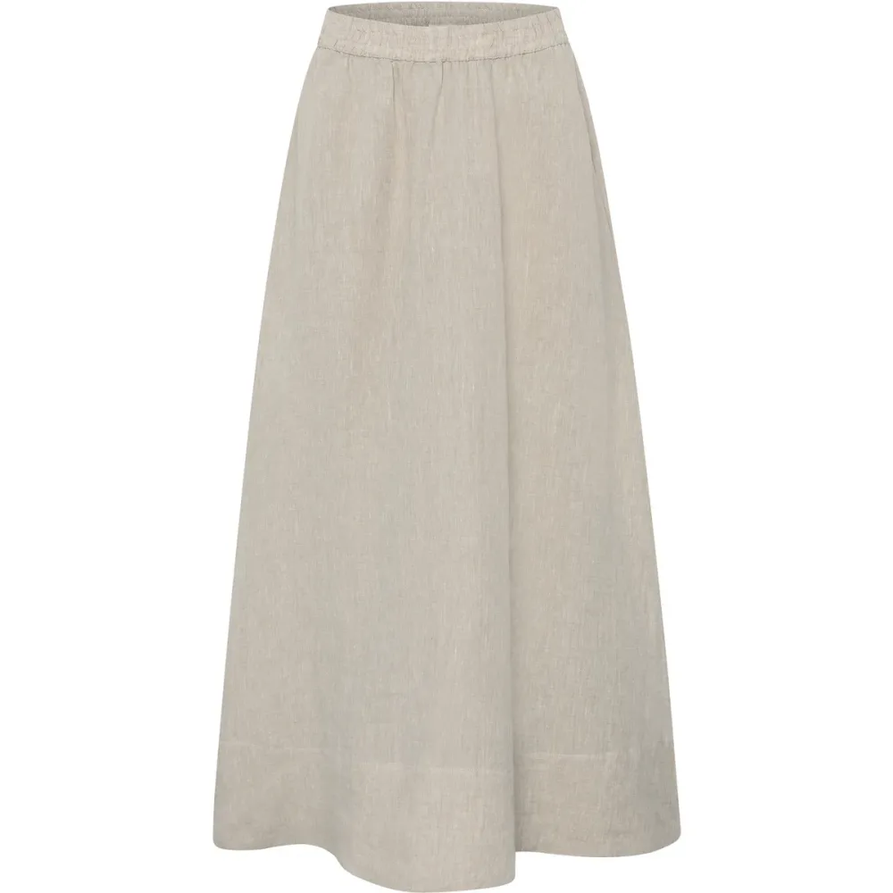 KnowledgeCotton Apparel Damen Linen Rock