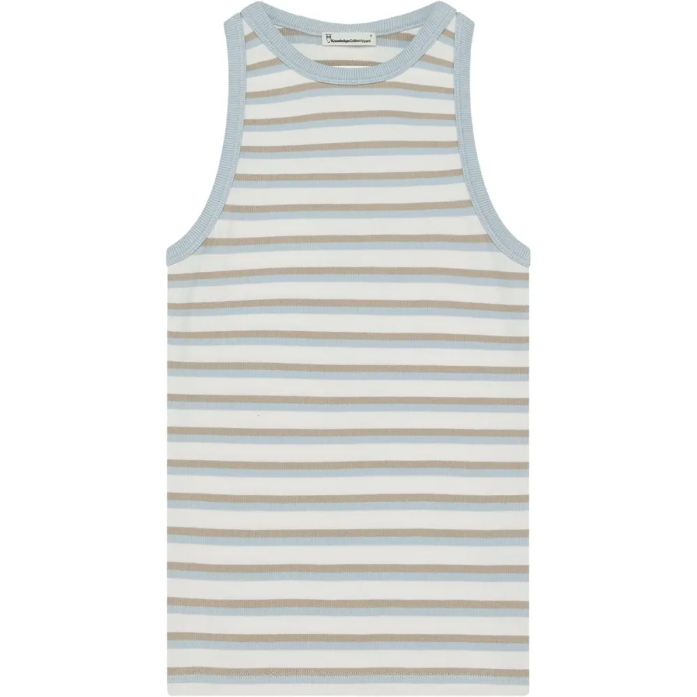 KnowledgeCotton Apparel Damen Racer Rib Top