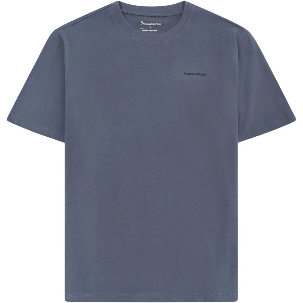 KnowledgeCotton Apparel Herren Back Print T-Shirt