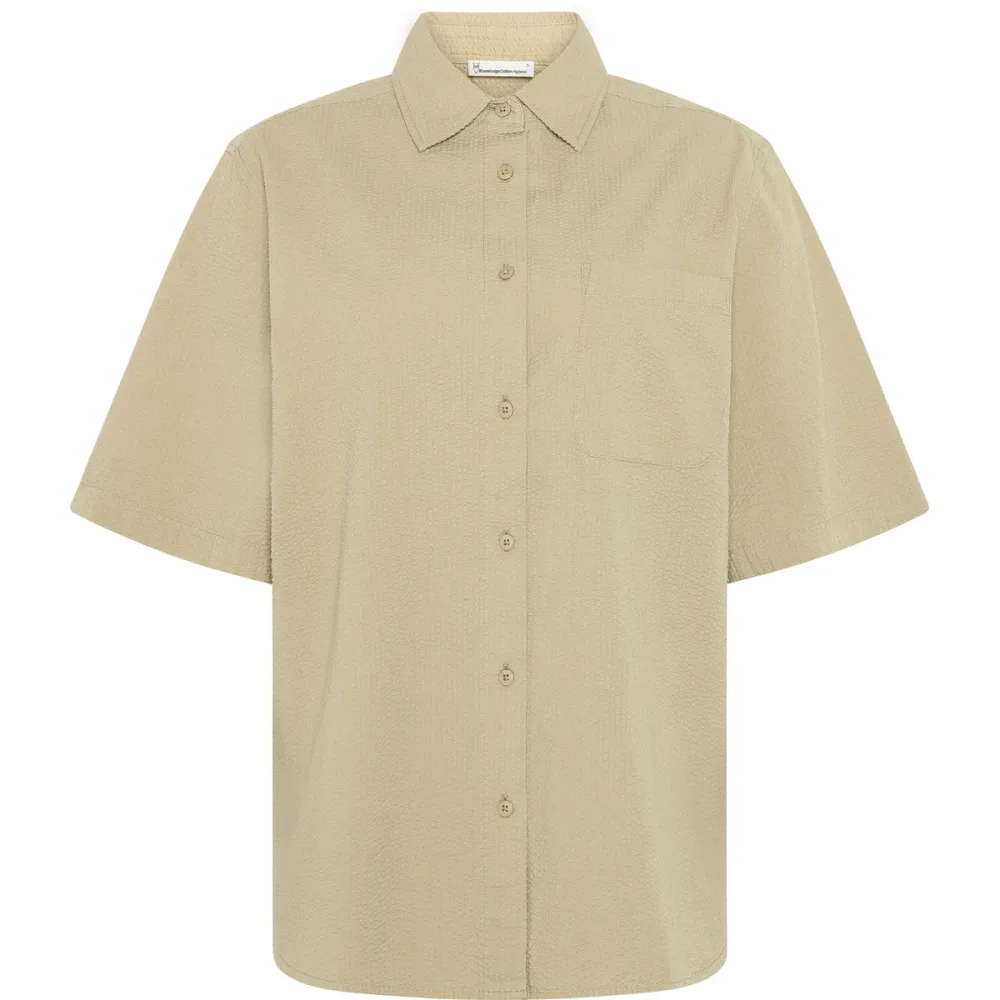 KnowledgeCotton Apparel Damen Seersucker Bluse