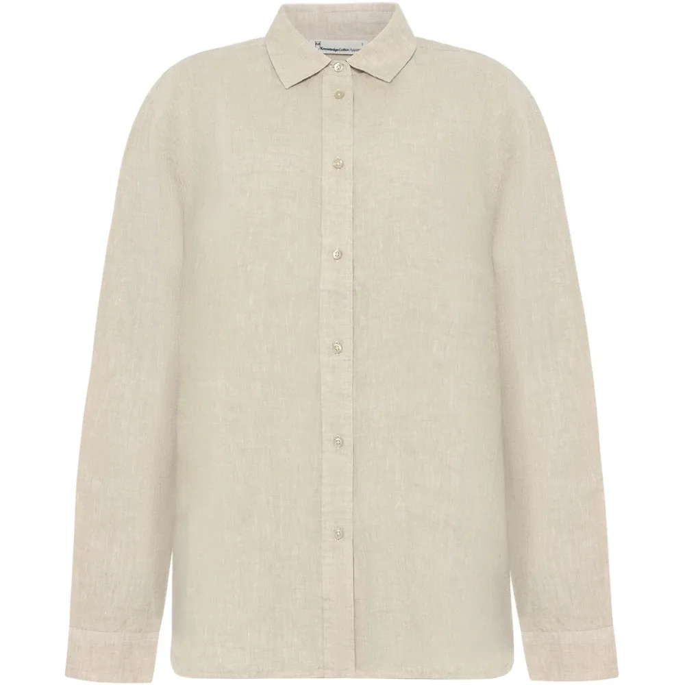 KnowledgeCotton Apparel Damen Loose Linen Bluse