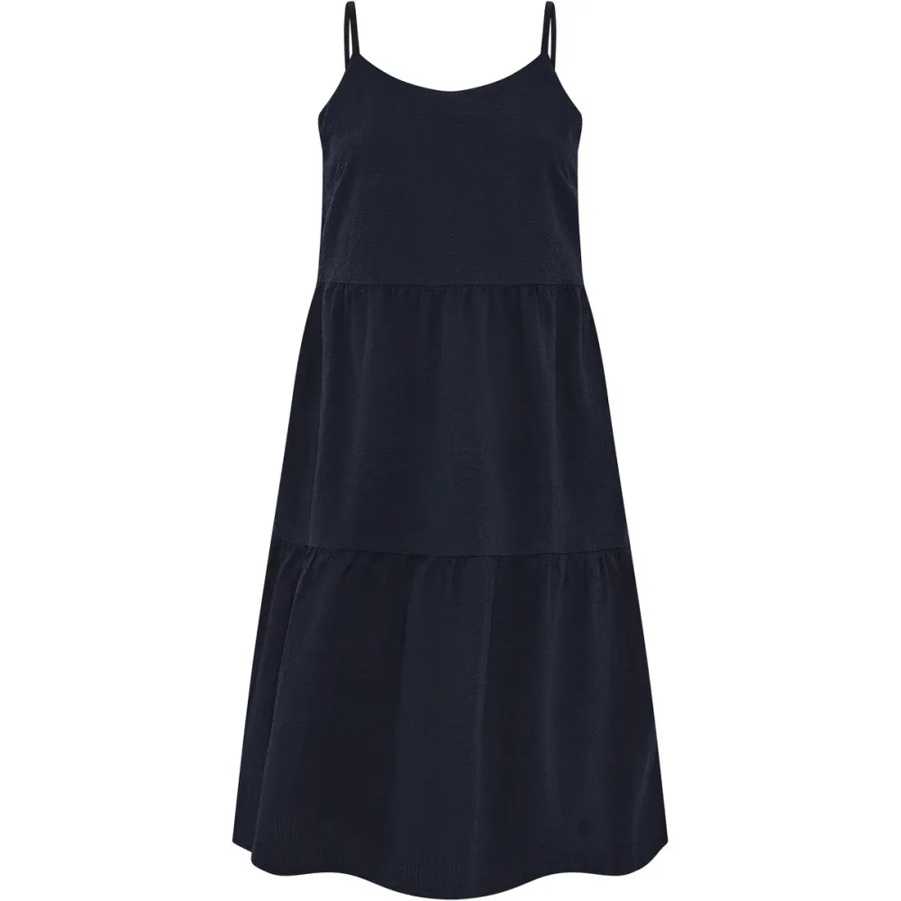 KnowledgeCotton Apparel Damen Seersucker Strap Kleid
