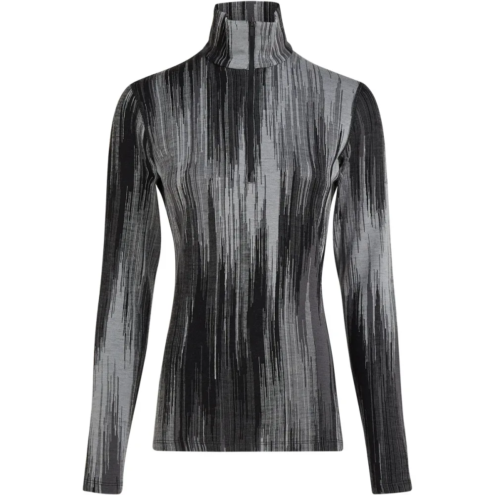 Icebreaker Damen Merino 260 Tech Vertex Half Zip Peak Longsleeve