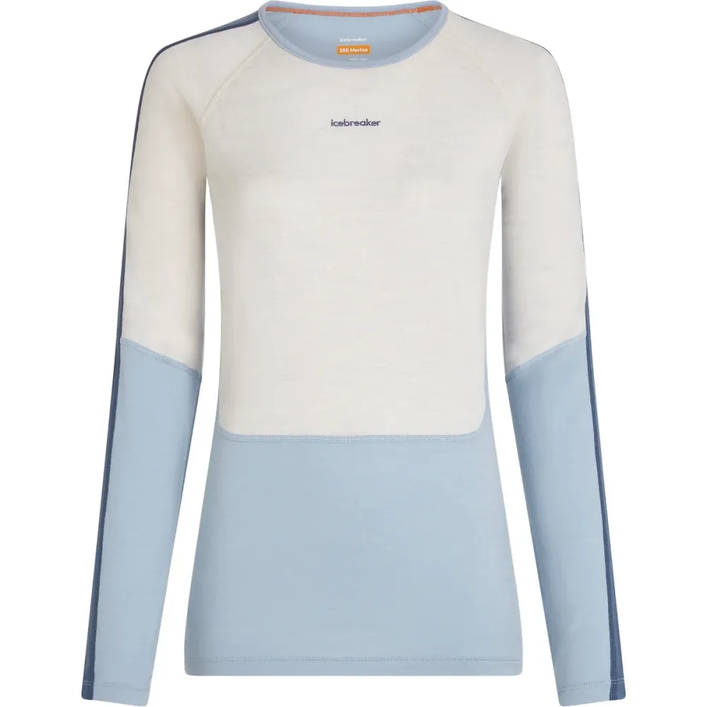 Icebreaker Damen Merino 200 Oasis+ Crewe Longsleeve