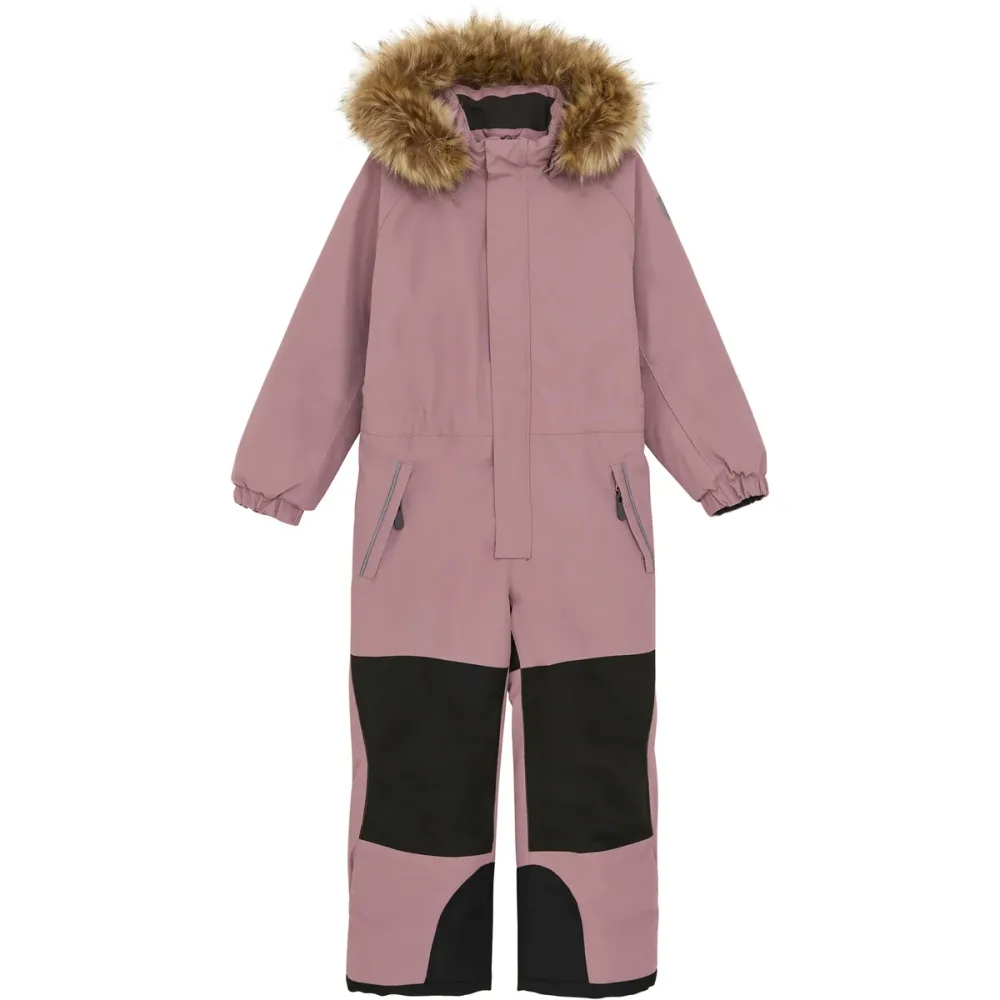 Color Kids Kinder Contrast & Fur Schneeanzug