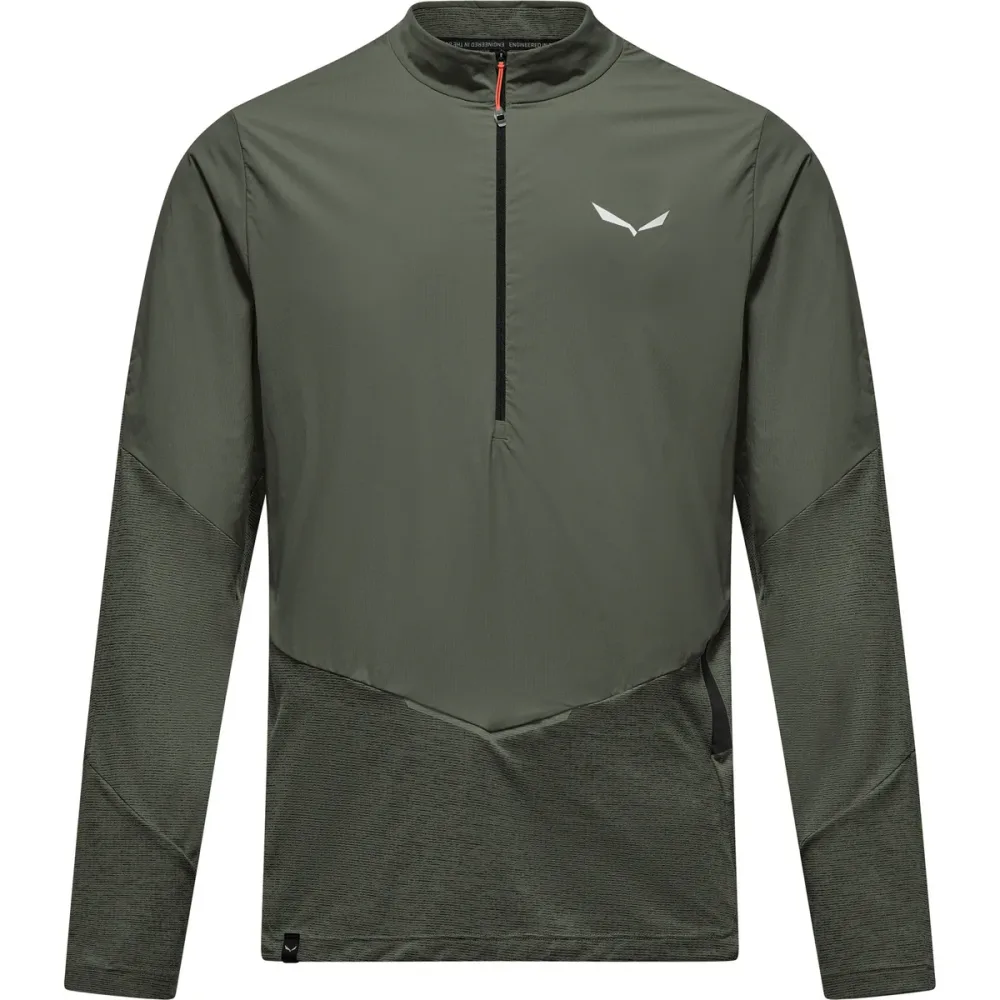 Salewa Herren Pedroc Dry Wind Half Zip Longsleeve