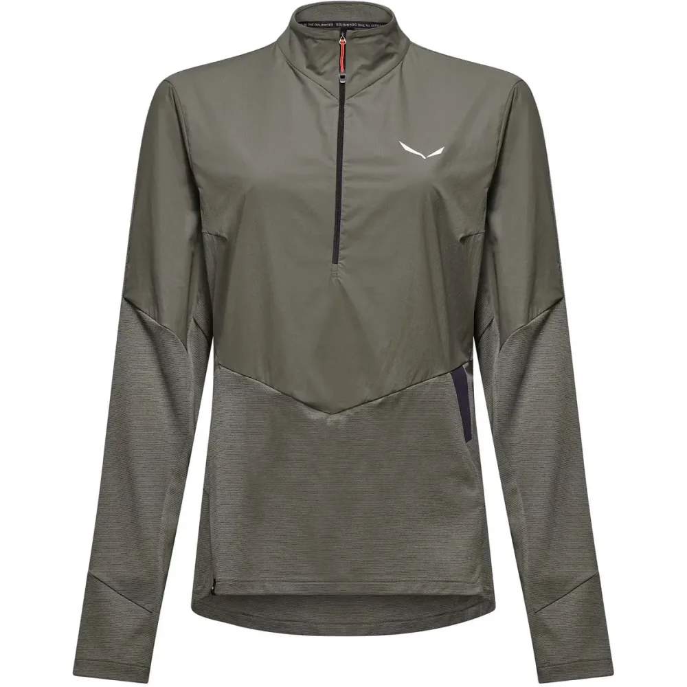 Salewa Damen Pedroc Dry Wind Half Zip Longsleeve