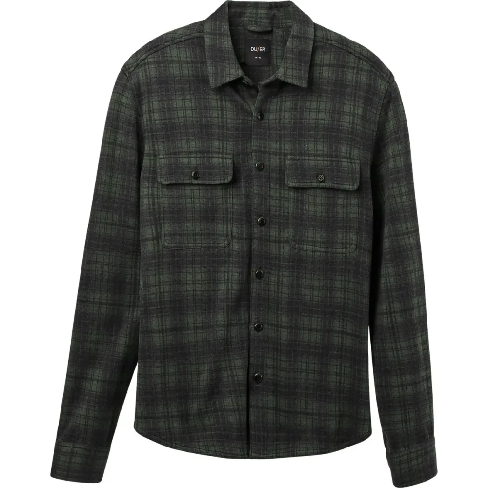 Duer Herren Performance Flannel Button Down Hemd