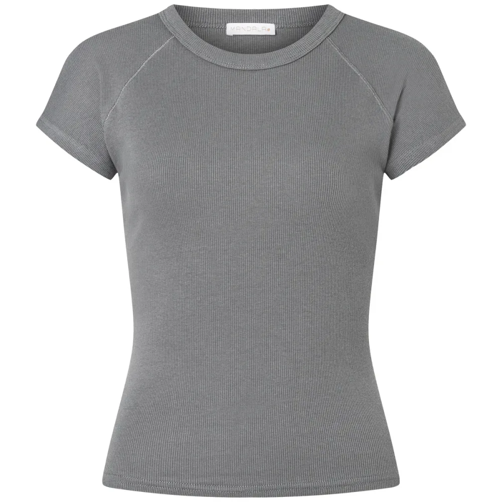 Mandala Damen Slim Fit Ribbed T-Shirt
