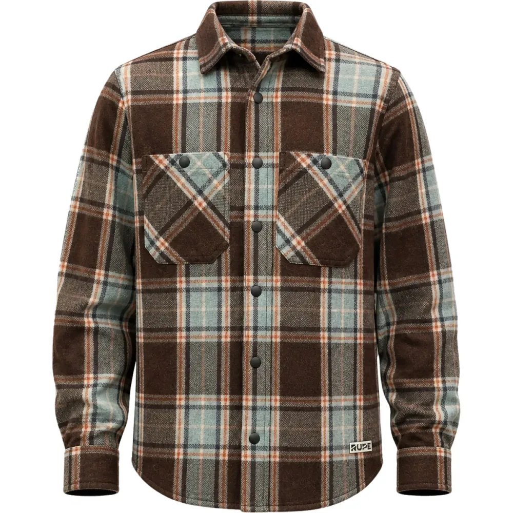 Rupe Herren Bump Wool Hemd