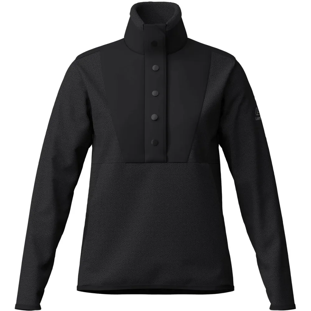 Löffler Damen Half-Snap Fleece Pullover