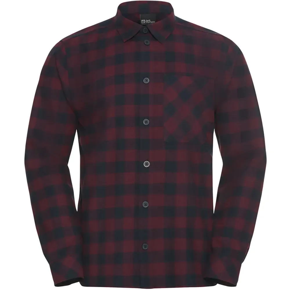 Jack Wolfskin Herren Lite Flannel Hemd