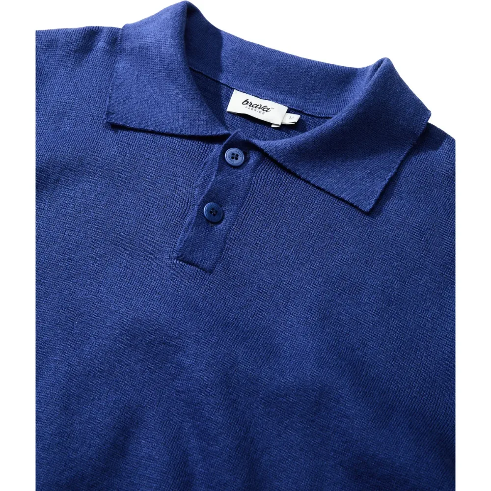 Brava Fabrics Herren Knitted Polo Pullover