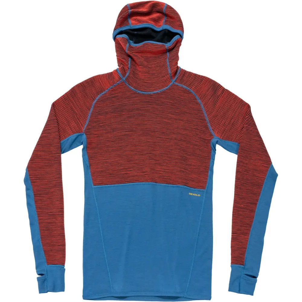 Devold Herren Tuvegga Merino Hoodie Longsleeve