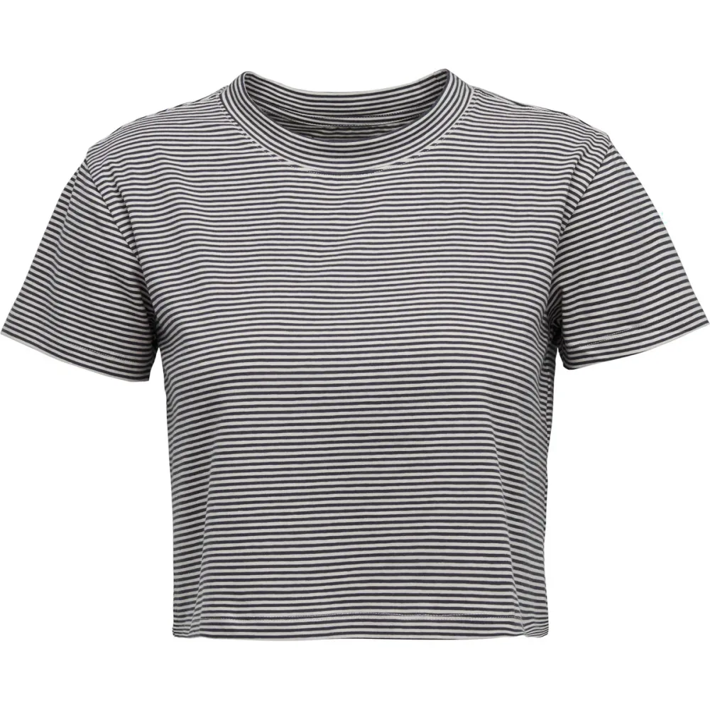 Black Diamond Damen Stripe Crop T-Shirt
