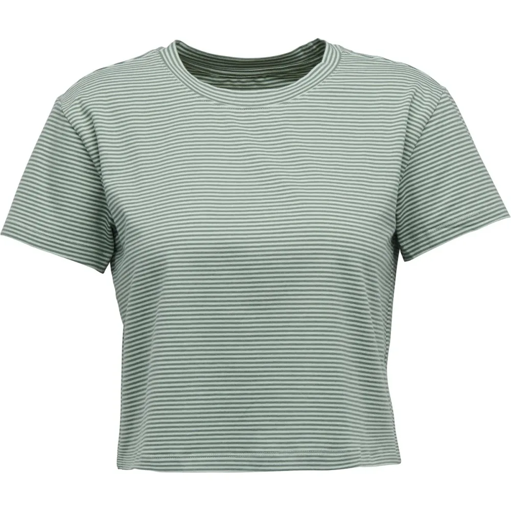 Black Diamond Damen Stripe Crop T-Shirt