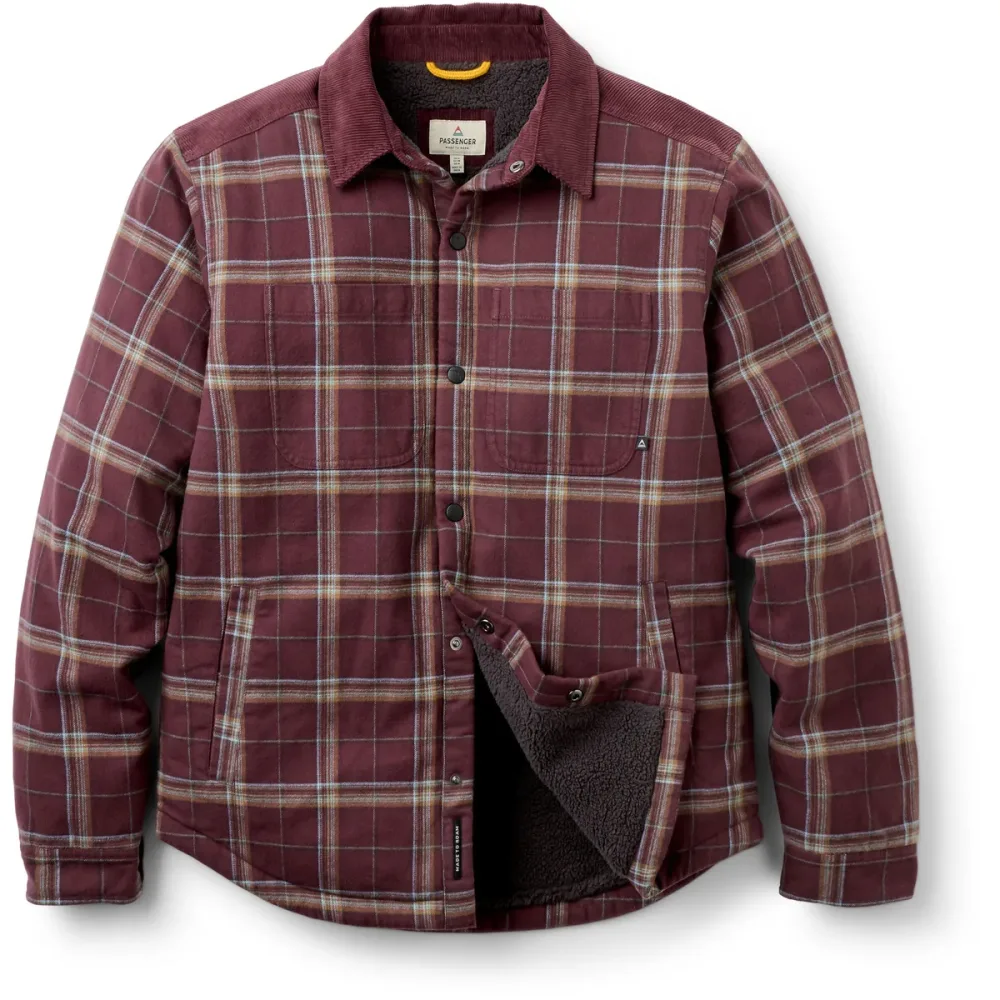 Passenger Herren Kodiak Sherpa Lined Hemd