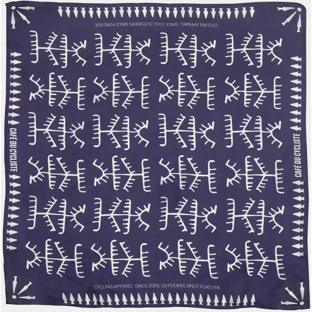 Café Du Cycliste Carre De Soie Silk Scarf