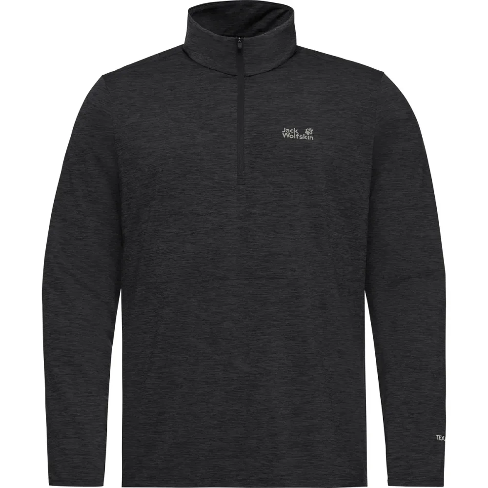 Jack Wolfskin Herren Trail Half Zip Longsleeve