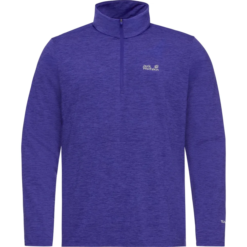 Jack Wolfskin Herren Trail Half Zip Longsleeve
